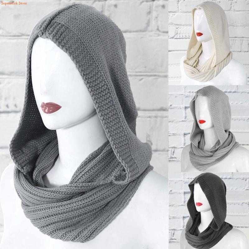 Q5WE Winter-Damen-Schal mit di – Infinity Scarf Knit Bewertung und Preis