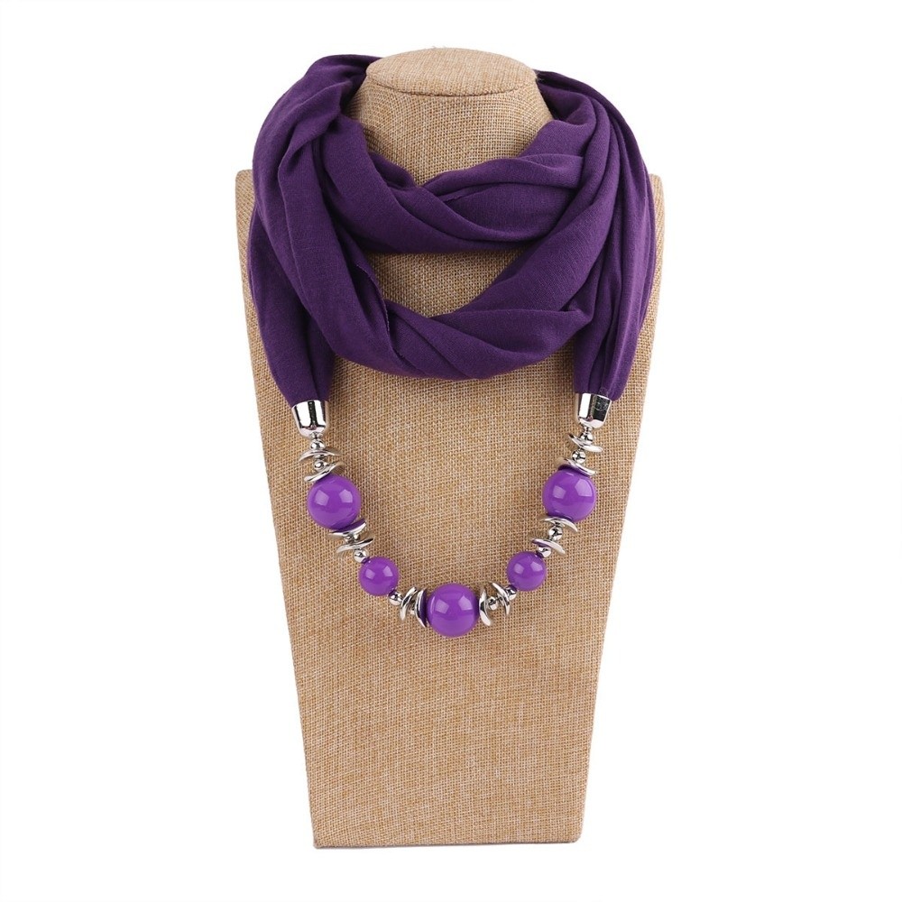 Modischer Chiffon-Schal in Uni – Infinity Scarf Knit Bewertung und Preis